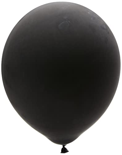 Latex-Party-Luftballons - 30 cm - Schwarz - Packung mit 50 Stück von Unique