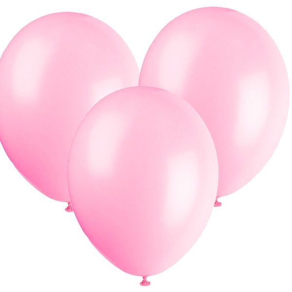 Luftballons rosa im 10er Pack, 30cm von Unique Party