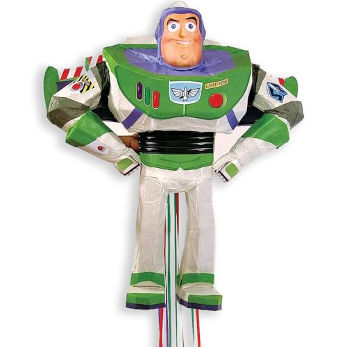 Toy Story Buzz Lightyear-Pinata - Zugschnur von Unique