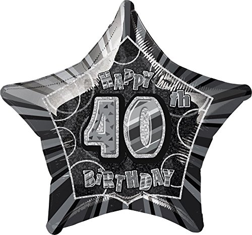 Unique Party 50,8 cm Glitz Folie Happy Birthday Helium Ballon Unique Party 50,8 cm Glitz Folie Happy Birthday Helium Ballon von Unique Party