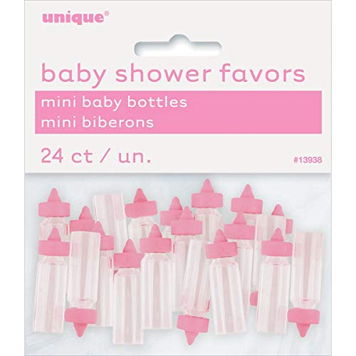 Babypartygeschenke - 2,5 cm - Rosa Babyflaschen aus Kunststoff - 24er-Pack Babypartygeschenke - 2,5 cm - Rosa Babyflaschen aus Kunststoff - 24er-Pack von Unique