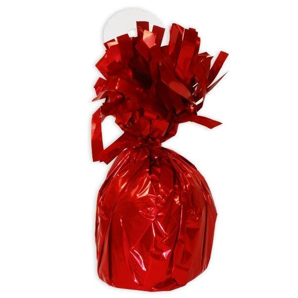 Ballongewicht rot, 13cm, Luftballon-Gewicht als Ballonbeschwerer, 1 Stk