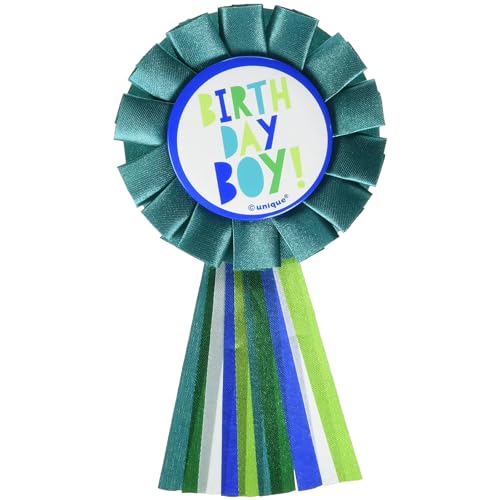 Blaue und grüne Geburtstags-Anstecknadel – 15,2 cm (1 Stück) | lebendiges Accessoire für den besonderen Tag Ihres kleinen Lieblings von Unique