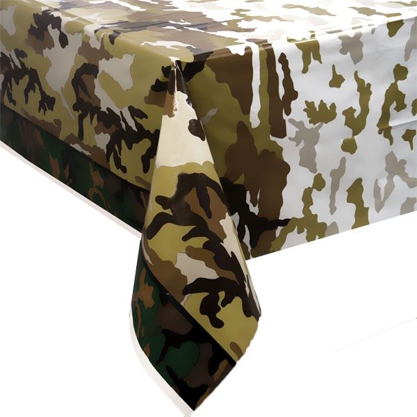 Camouflage Tischdecke-Tarnfarben, 137x213cm von Unique