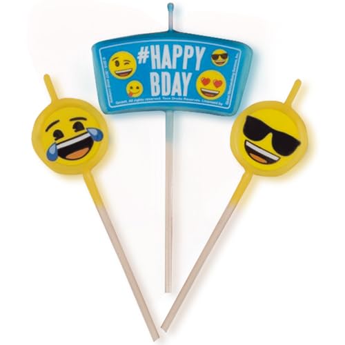Emoji-Kerzen zum Geburtstag, Party-Zubehör Emoji-Kerzen zum Geburtstag, Party-Zubehör von Unique