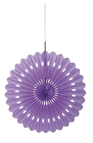 Fächerdekoration aus Seidenpapier - 40 cm - Lila Fächerdekoration aus Seidenpapier - 40 cm - Lila von Unique