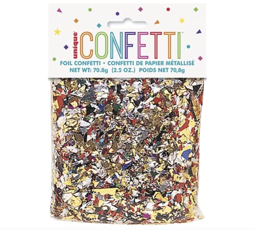Folien-Konfetti - Mehrfarbig - 70 g Folien-Konfetti - Mehrfarbig - 70 g von Unique