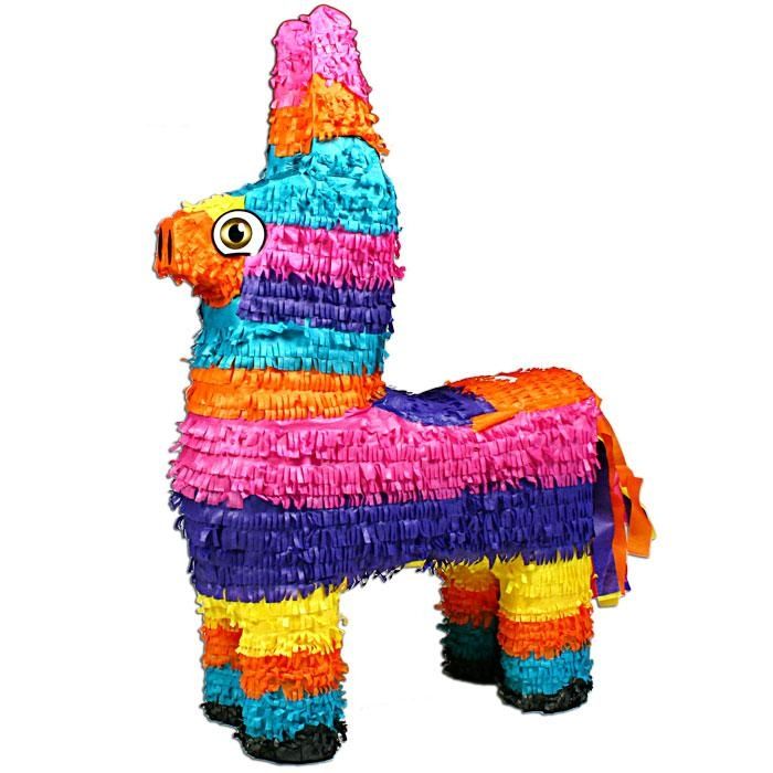 Geburtstagspinata bunter Esel, traditionelle Pinata zum Schlagen, 57cm Geburtstagspinata bunter Esel, traditionelle Pinata zum Schlagen, 57cm von Unique