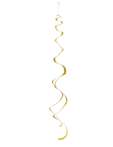 Hängende Wirbel-Party-Dekorationen - 66 cm - Gold - 8er-Packung Hängende Wirbel-Party-Dekorationen - 66 cm - Gold - 8er-Packung von Unique