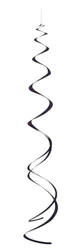 Hängende Wirbel-Party-Dekorationen - 66 cm - Schwarz - 8er-Packung Hängende Wirbel-Party-Dekorationen - 66 cm - Schwarz - 8er-Packung von Unique