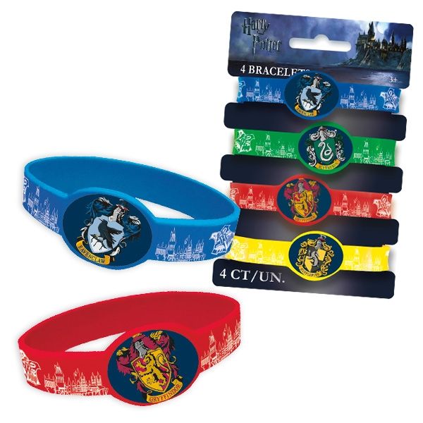 Kindergeburtstag Mitgebsel-Harry Potter Armbänder im 4er Pack von Unique