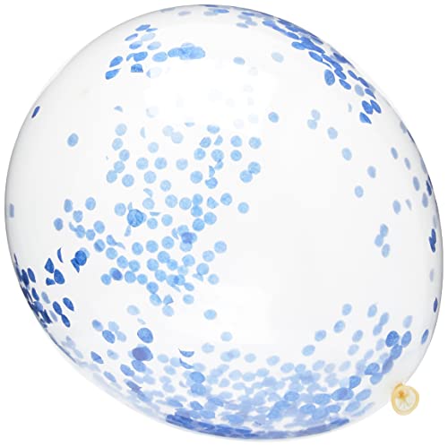 Konfetti-Luftballons - 30 cm - Königsblau - Packung mit 6 Stück Konfetti-Luftballons - 30 cm - Königsblau - Packung mit 6 Stück von Unique