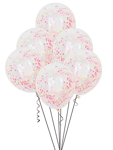 Konfetti-Luftballons - 30 cm - Neon - 6er-Pack Konfetti-Luftballons - 30 cm - Neon - 6er-Pack von Unique