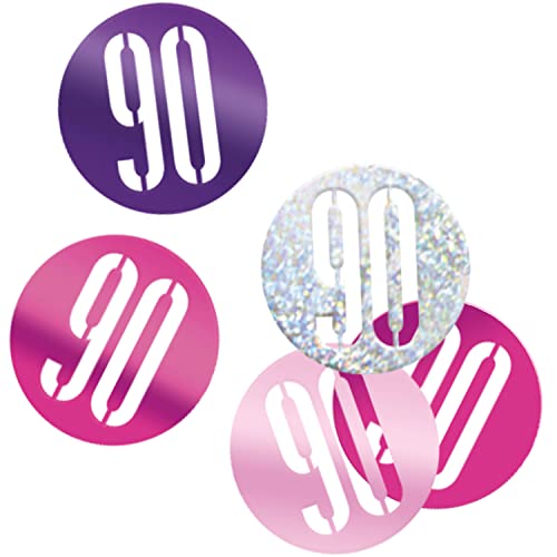 Konfetti zum 90. Geburtstag - 14 g - Glitzer Rosa & Silber Geburtstag Konfetti zum 90. Geburtstag - 14 g - Glitzer Rosa & Silber Geburtstag von Unique