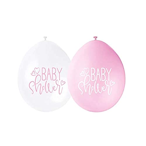 Latex-Babyparty-Luftballons - 23 cm - "Baby shower" - Rosa Gemischt - 10er-Pack Latex-Babyparty-Luftballons - 23 cm - "Baby shower" - Rosa Gemischt - 10er-Pack von Unique