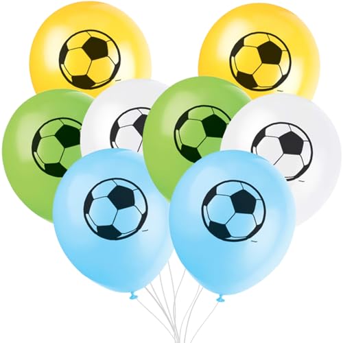 Latex-Luftballons - 30 cm - Fußballparty - 8er-Pack Latex-Luftballons - 30 cm - Fußballparty - 8er-Pack von Unique