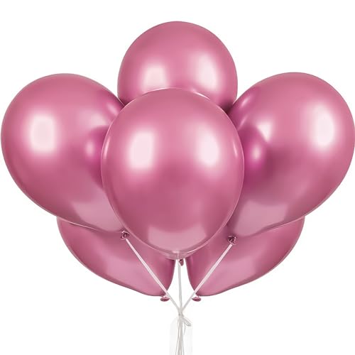 Latex-Platin-Luftballons - 28 cm - Rosa - 6er-Pack Latex-Platin-Luftballons - 28 cm - Rosa - 6er-Pack von Unique