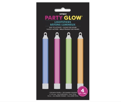 Leuchtstäbe - 10 cm - 4er-Pack Leuchtstäbe - 10 cm - 4er-Pack von Unique