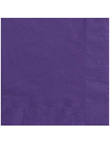 Papierservietten - 16,5 cm - Dunkelviolett - Packung mit 20 Stück Papierservietten - 16,5 cm - Dunkelviolett - Packung mit 20 Stück von Unique
