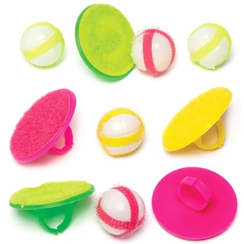 Partygeschenke - Sticky Ball-Spielringe - 5er-Tüte von Unique