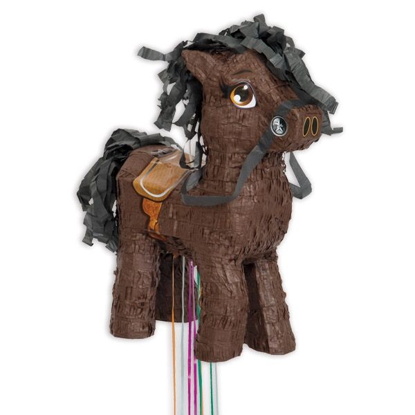 Pferdchen Zugpinata, 42cm,12 Bänder Pferdchen Zugpinata, 42cm,12 Bänder von Unique