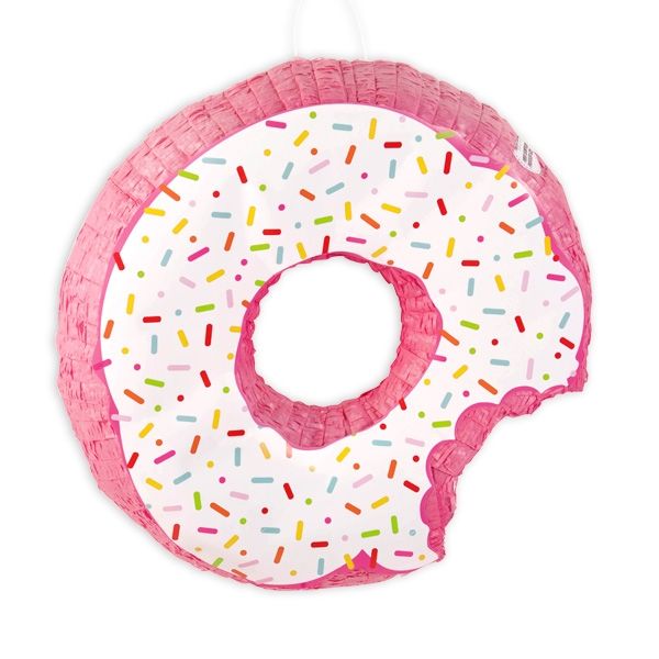 Pinata Donut, Geburtstagspinata zum Spielen und als Deko, 48cm x 48cm Pinata Donut, Geburtstagspinata zum Spielen und als Deko, 48cm x 48cm von Unique