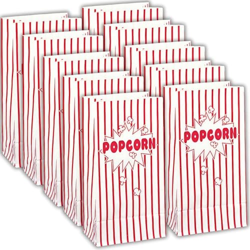 Popcorntüten aus Papier - 10er-Pack Popcorntüten aus Papier - 10er-Pack von Unique