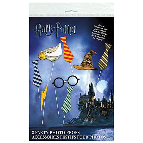 Requisiten für die Fotoautobox - Harry Potter- Party - 8er-Set von Unique