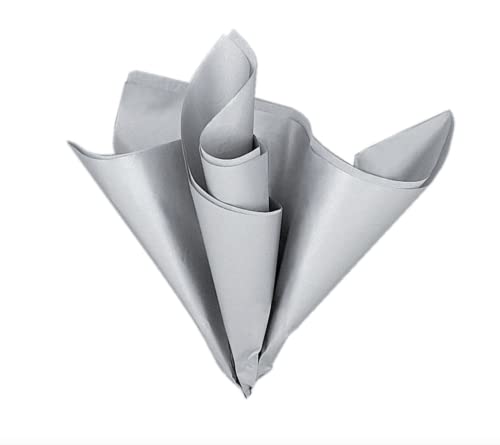 Seidenpapier Blätter - Metallisches Silber - 5er-Pack von Unique