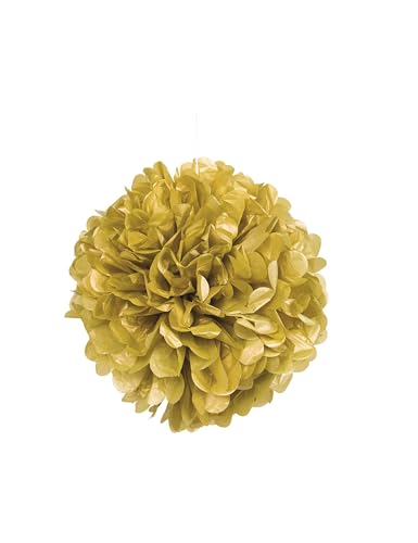 Seidenpapier-Bommel - 40 cm - Gold Seidenpapier-Bommel - 40 cm - Gold von Unique