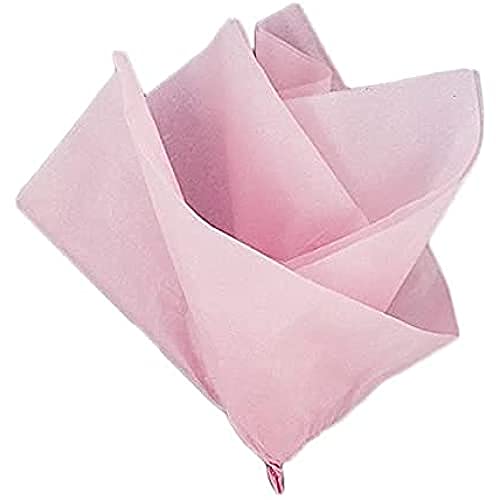 Seidenpapierblätter - Hellrosa - 10er-Pack, Babyrosa von Unique