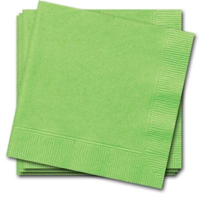 Servietten grasgrün 20 Stück einfarbige Papierservietten, 33cm von Unique