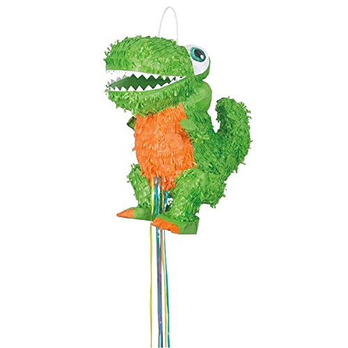 T-Rex Dinosaurier Pinata - Zugschnur, 15.5" x 15" T-Rex Dinosaurier Pinata - Zugschnur, 15.5" x 15" von Unique