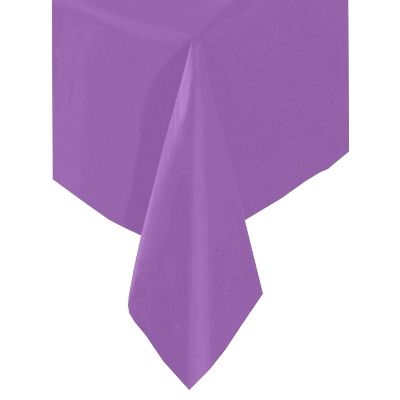 Tischdecke in Lila, Folientischdecke einfarbig, abwischbar, 137 x 274cm Tischdecke in Lila, Folientischdecke einfarbig, abwischbar, 137 x 274cm von Unique