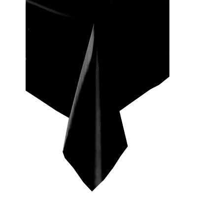 Tischdecke schwarz Folie 137×274cm von Unique
