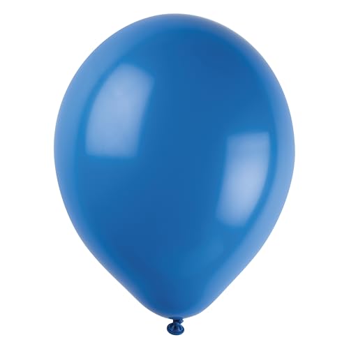 Unique 14726 Latex-Luftballons, 30 cm, königsblau, 50 Stück (1 Stück) von Unique