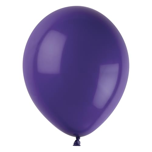 Unique 14730 Latex-Luftballons, 30 cm, Violett, 50 Stück (1 Stück) von Unique