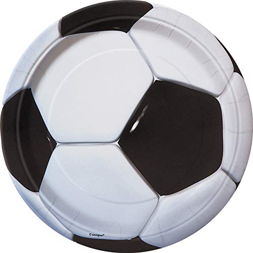 Unique Umweltfreundliche Pappteller - 23 cm - Fußballparty - Packung mit 8 Stück Unique Umweltfreundliche Pappteller - 23 cm - Fußballparty - Packung mit 8 Stück von Unique