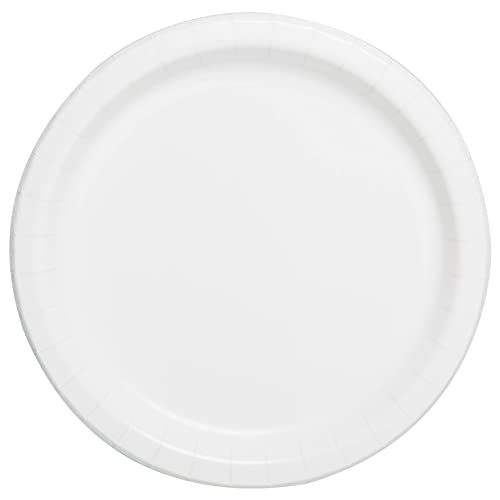 Unique 3104EU Umweltfreundliche Pappteller - 18 cm - Weiß Farbe - Packung mit 8 Stück von Unique