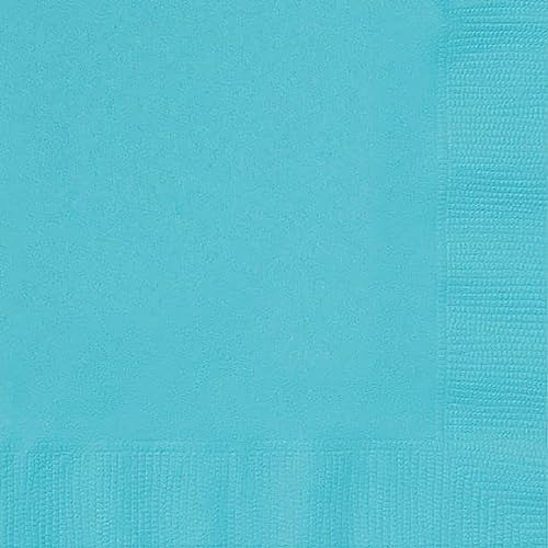 Unique 46851 - Papierservietten - 13 cm - Blaugrün Farbe - Packung mit 20 Stück Unique 46851 - Papierservietten - 13 cm - Blaugrün Farbe - Packung mit 20 Stück von Unique