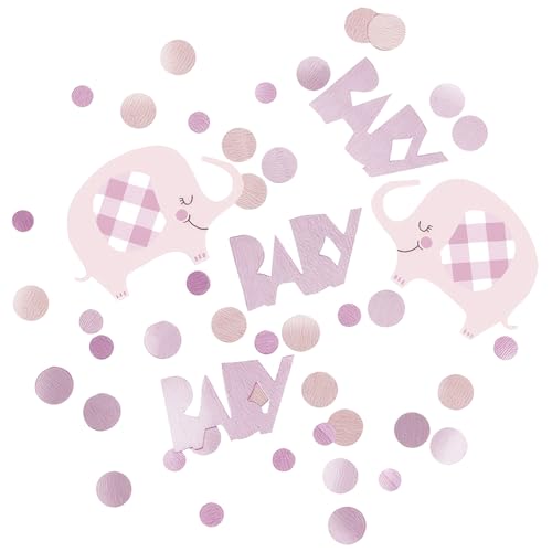 Unique 78370 Baby-Party-Elefanten-Konfetti – 14,2 g | Pink | 1 Packung, Rose Unique 78370 Baby-Party-Elefanten-Konfetti – 14,2 g | Pink | 1 Packung, Rose von Unique