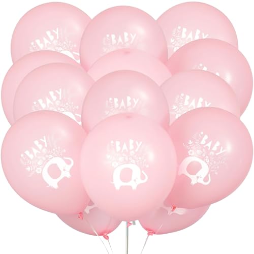 Unique 78385 Latex-Luftballons mit Elefantenmotiv, 30,5 cm, Rosa, 8 Stück Unique 78385 Latex-Luftballons mit Elefantenmotiv, 30,5 cm, Rosa, 8 Stück von Unique