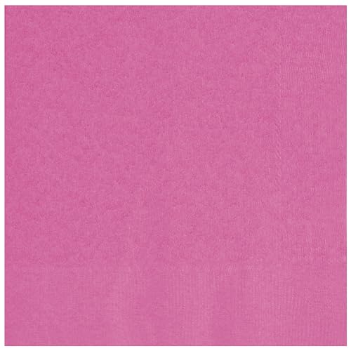 Unique 80481 Papierservietten – 13 cm – Dunkelrosa Farbe – 20 (1 Stück), Hot Pink, 20er-Packung von Unique