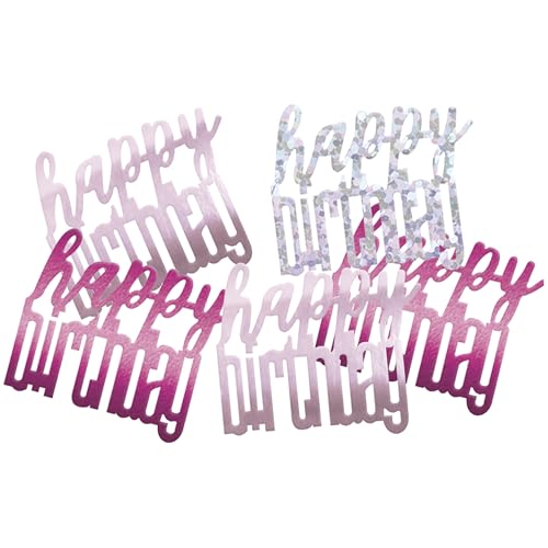 Unique 80580 Folien-Konfetti, 14 g, glitzernd, rosa, Geburtstagsparty, 1 Stück Unique 80580 Folien-Konfetti, 14 g, glitzernd, rosa, Geburtstagsparty, 1 Stück von Unique