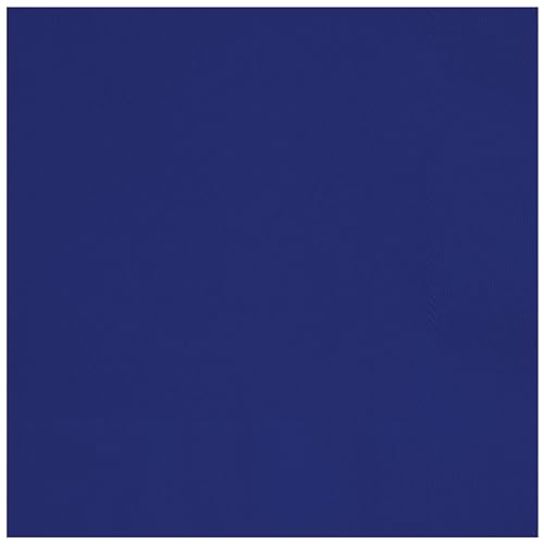 Unique 81051 Papierservietten – 13 cm – Marineblau Farbe – 20 (1 Stück), Navy Blue von Unique