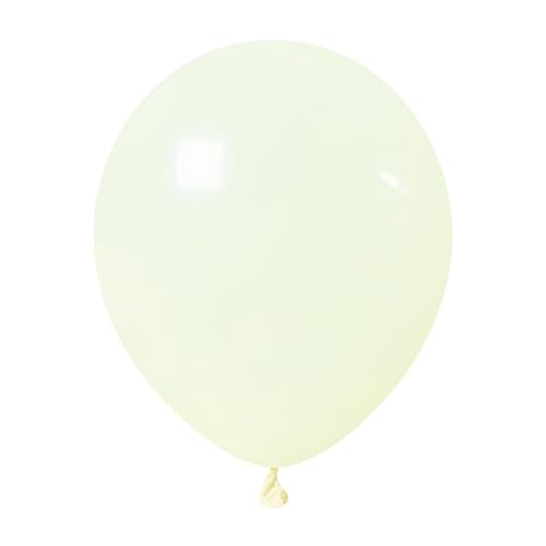 Unique 88206 Latex-Luftballons, 30 cm, Macaron-Gelb, 50 Stück (1 Stück) von Unique