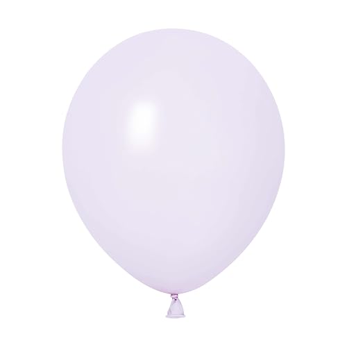 Unique 88209 Latex-Luftballons, 30 cm, Macaron Lavendel, 50 Stück (1 Stück) von Unique