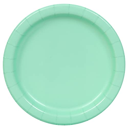 Unique 99224EU Umweltfreundliche Pappteller-18 cm-Minzgrün Farbe-Packung mit 20 Stück, Mint Green, 18 Centimeters Unique 99224EU Umweltfreundliche Pappteller-18 cm-Minzgrün Farbe-Packung mit 20 Stück, Mint Green, 18 Centimeters von Unique