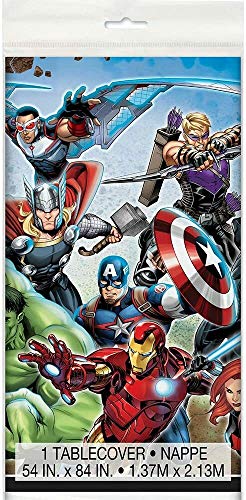 Unique Avengers Plastic Tablecloth [84 x 54 Inches] von Unique