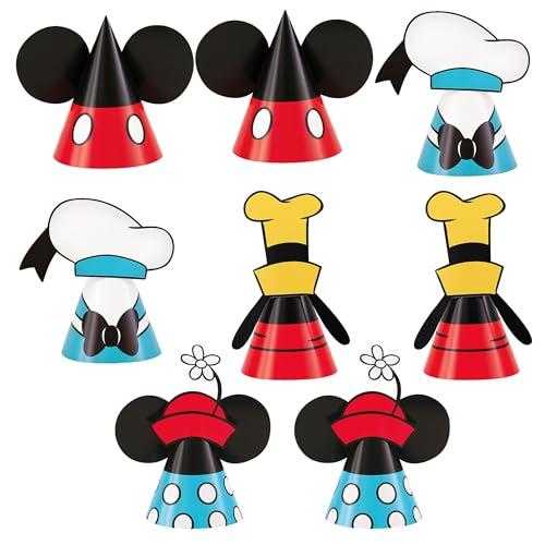 Unique Disney Mickey Mouse Partyhüte, 8 Karat Unique Disney Mickey Mouse Partyhüte, 8 Karat von Unique
